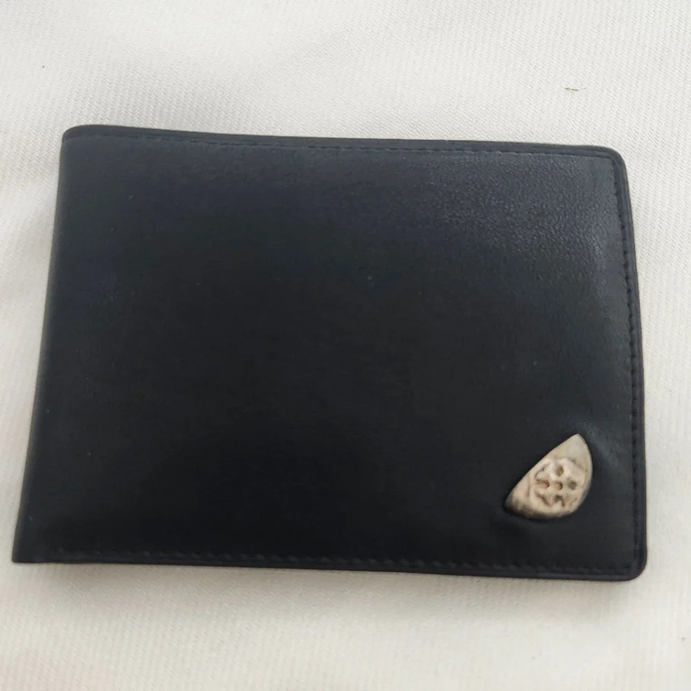 Black Leather Wallet Sillems